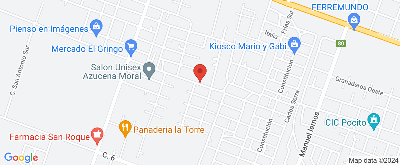 Mapa de la ubicación