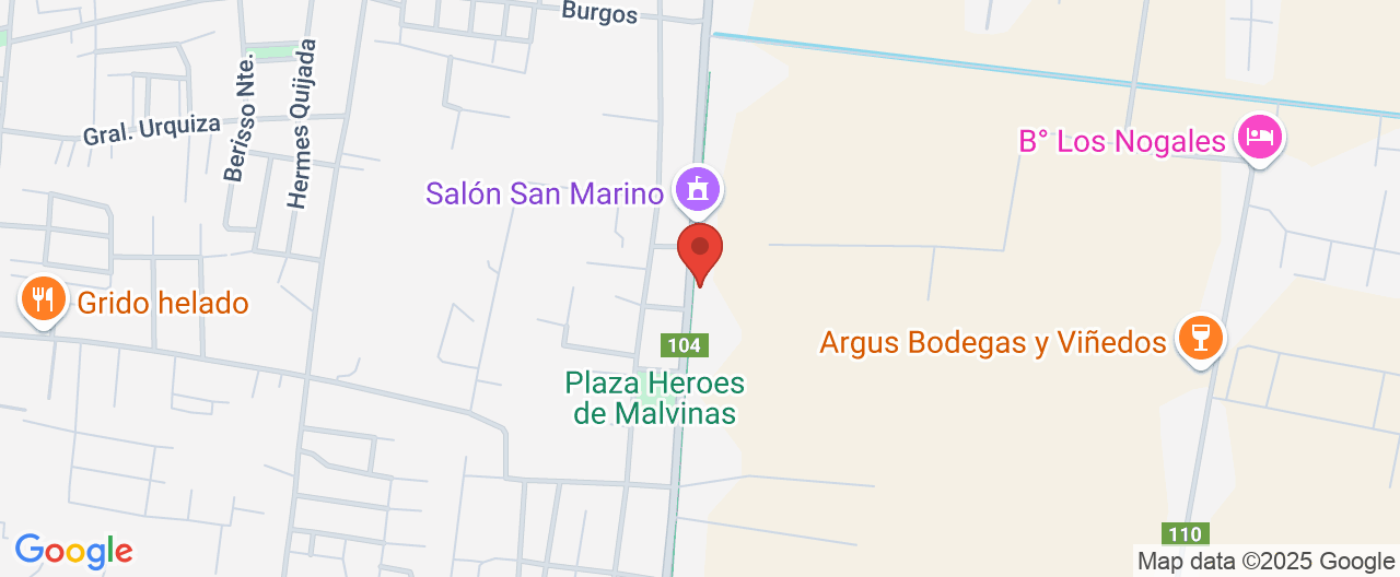 Mapa de la ubicación