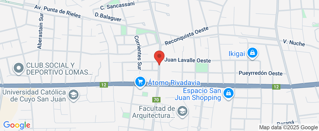 Mapa de la ubicación