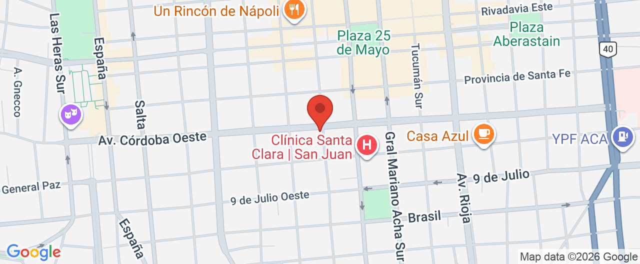 Mapa de la ubicación