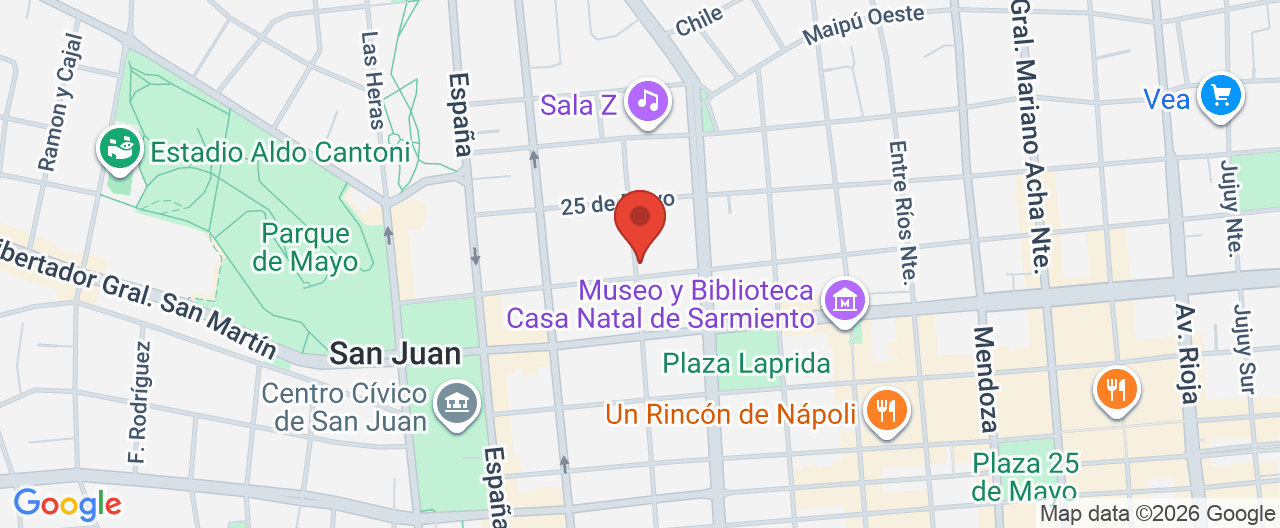 Mapa de la ubicación