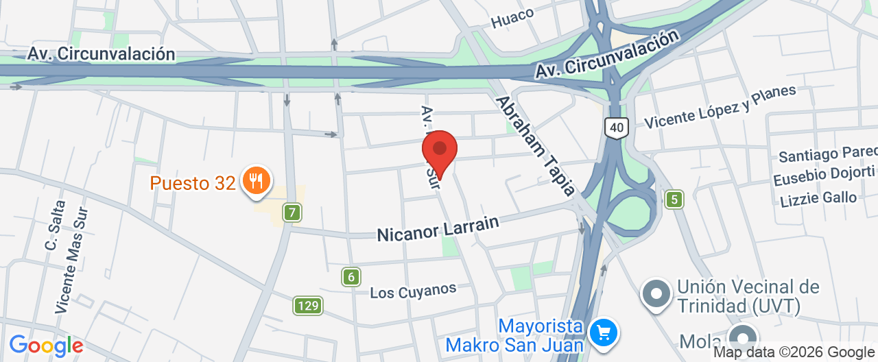 Mapa de la ubicación
