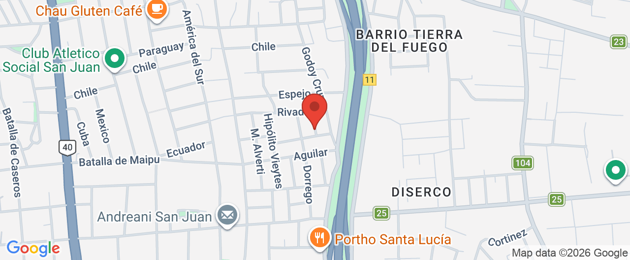 Mapa de la ubicación