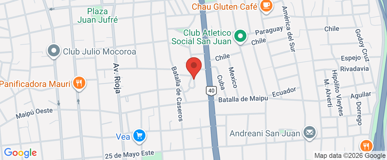 Mapa de la ubicación