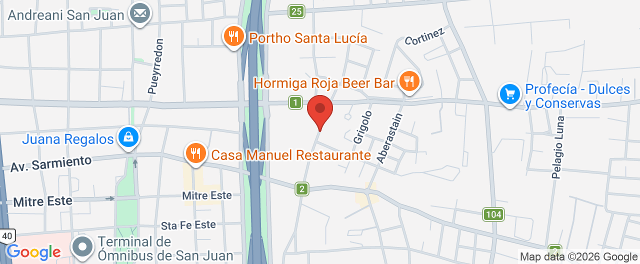 Mapa de la ubicación