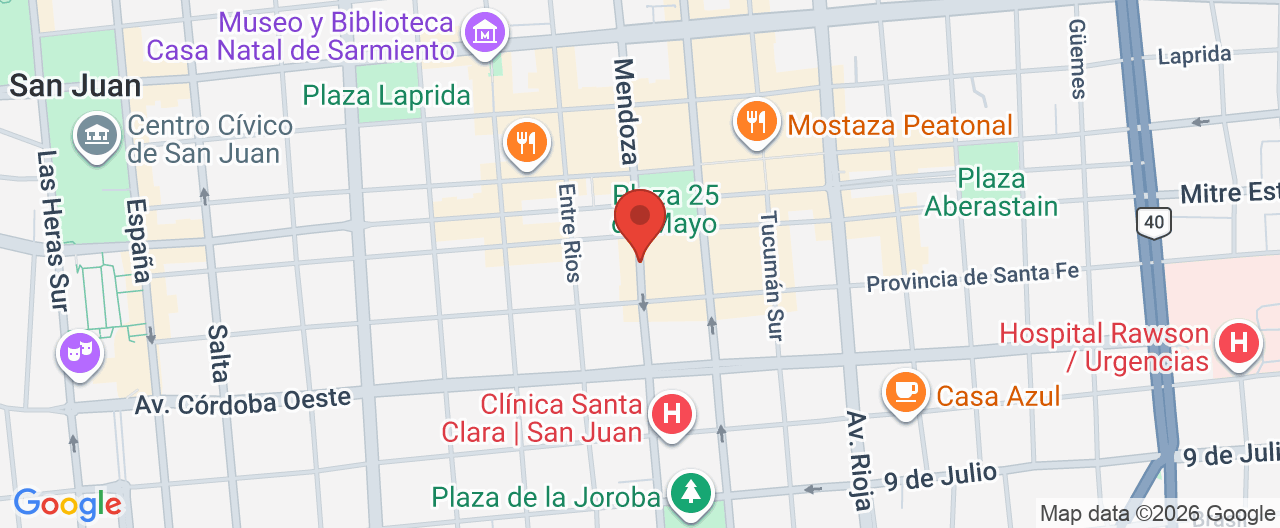 Mapa de la ubicación