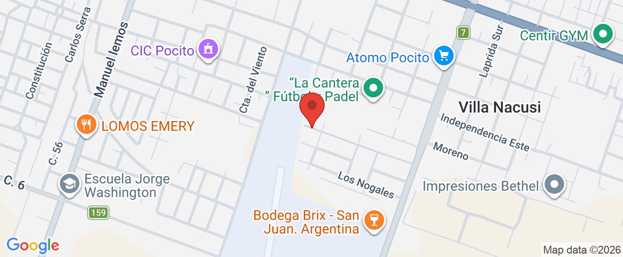 Mapa de la ubicación