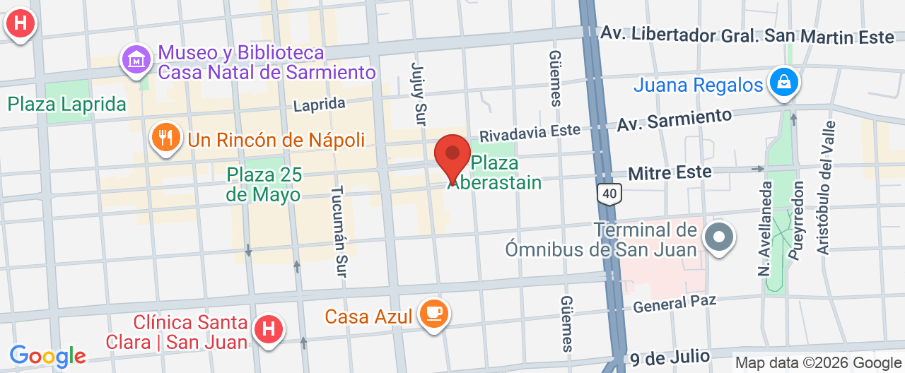 Mapa de la ubicación