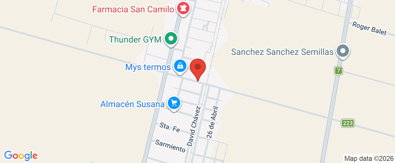 Mapa de la ubicación