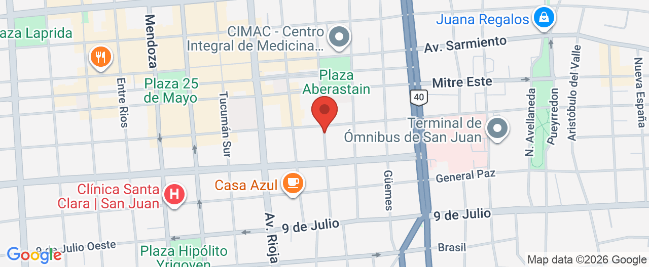 Mapa de la ubicación