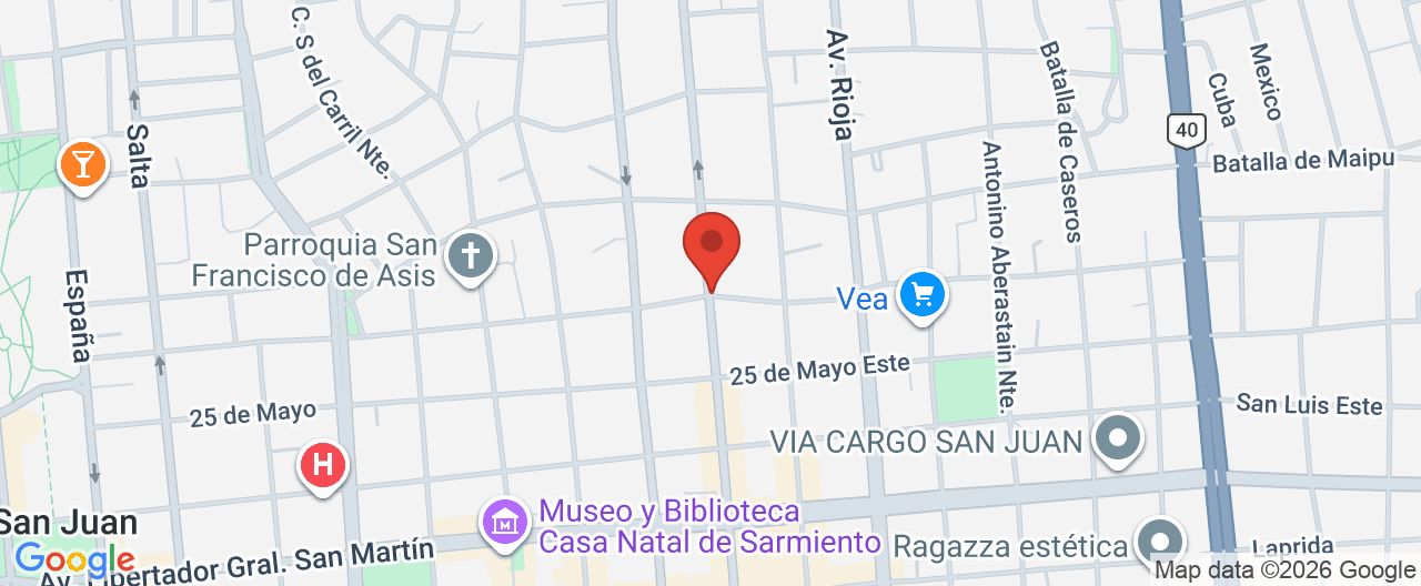 Mapa de la ubicación