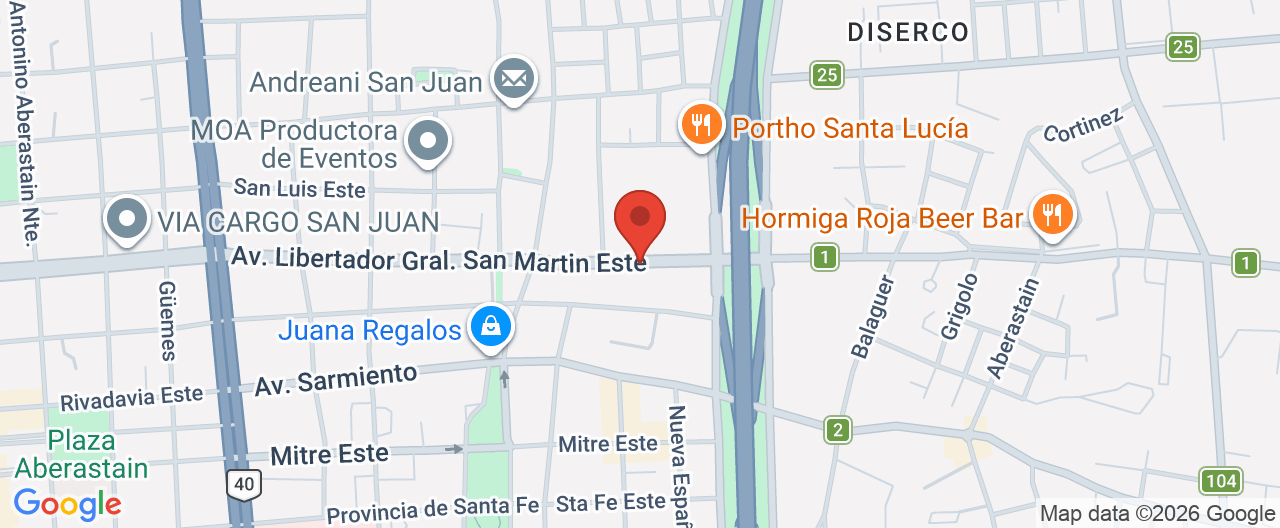 Mapa de la ubicación