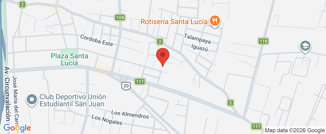 Mapa de la ubicación