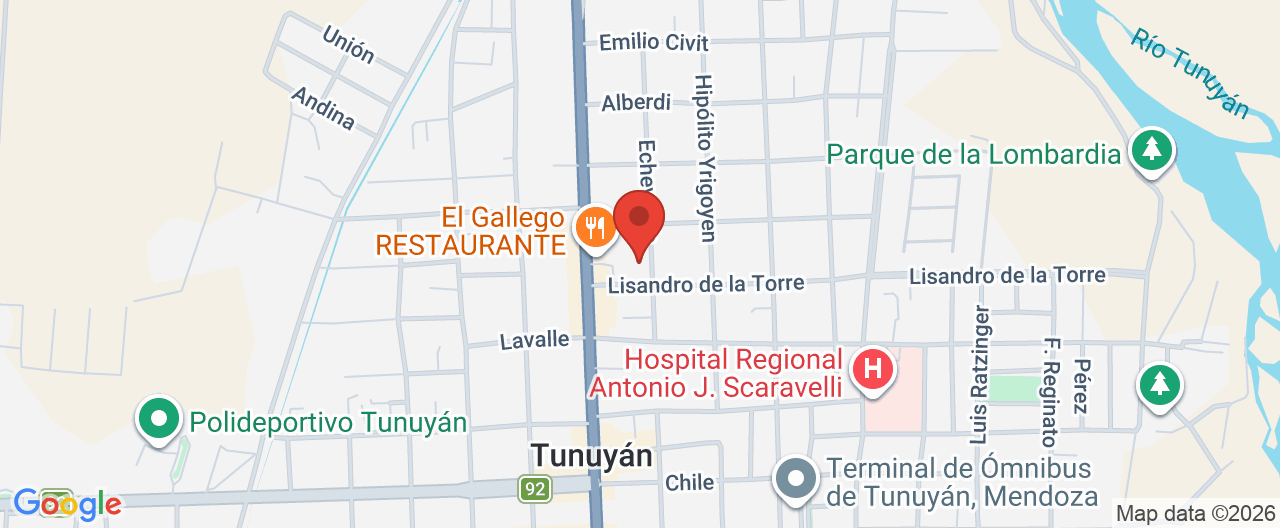Mapa de la ubicación