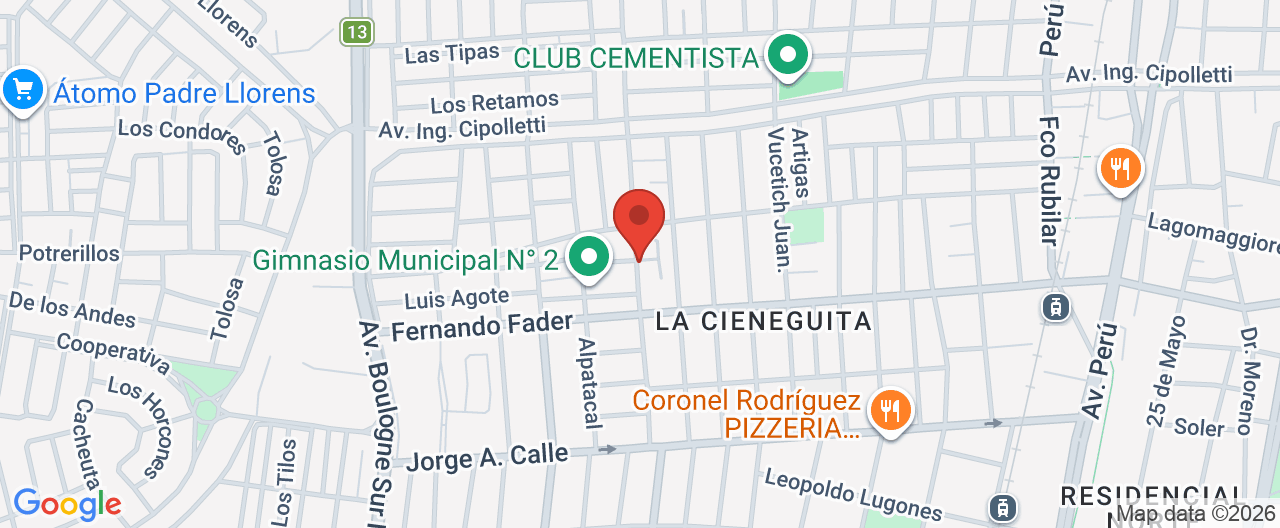 Mapa de la ubicación