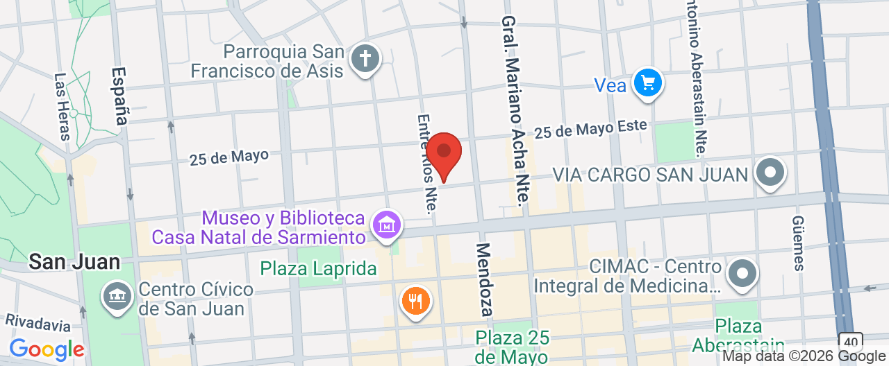 Mapa de la ubicación