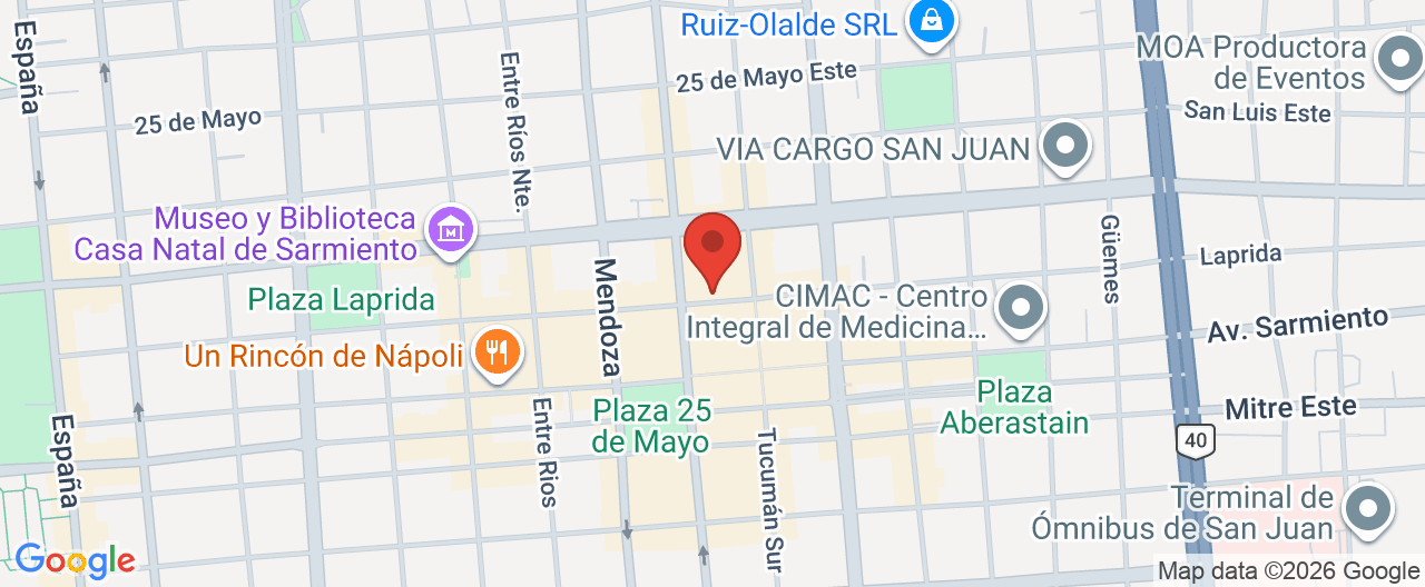 Mapa de la ubicación