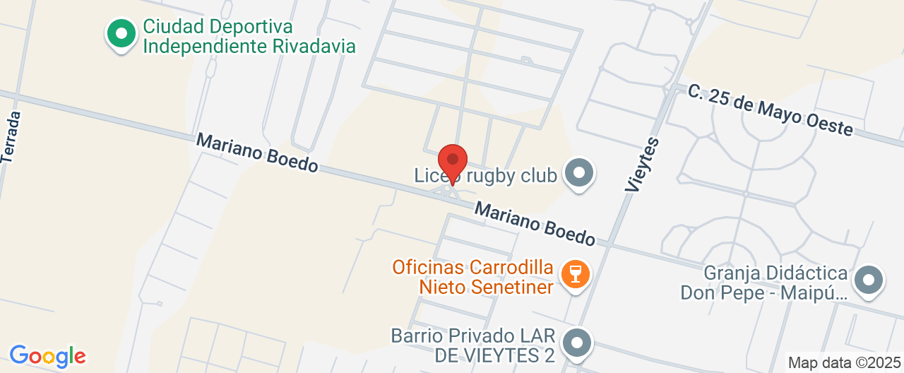 Mapa de la ubicación