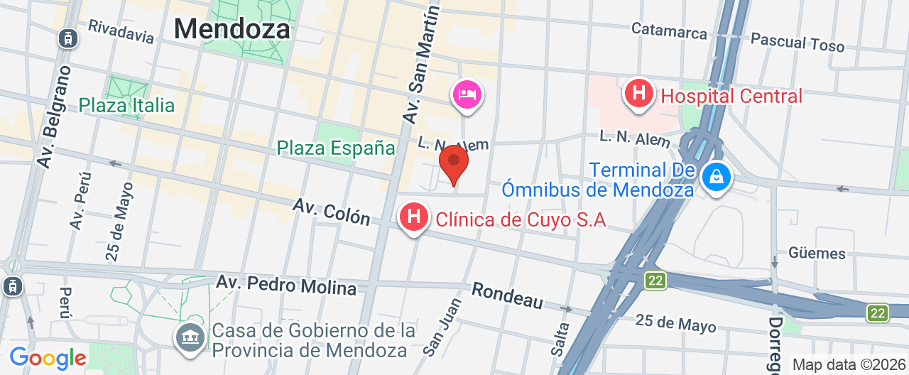 Mapa de la ubicación