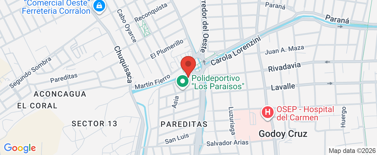 Mapa de la ubicación