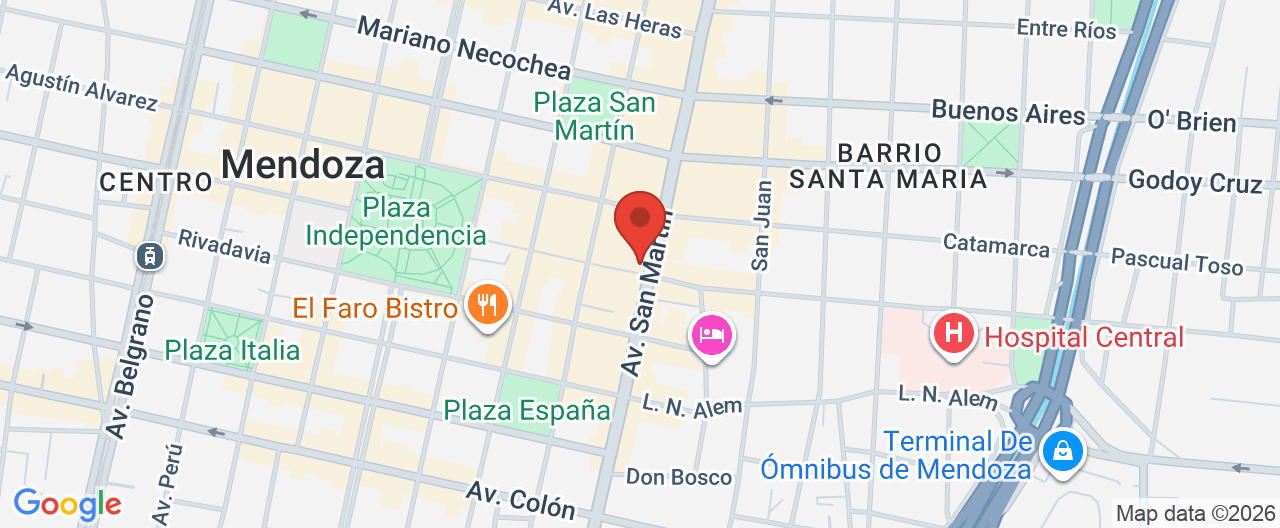 Mapa de la ubicación