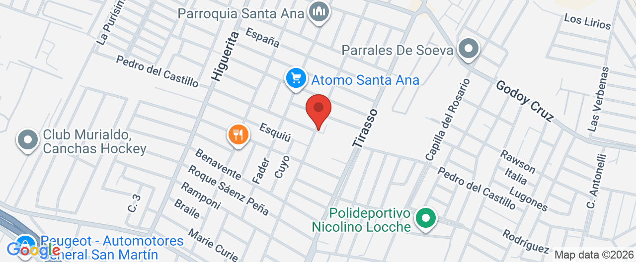 Mapa de la ubicación