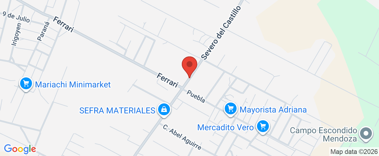 Mapa de la ubicación