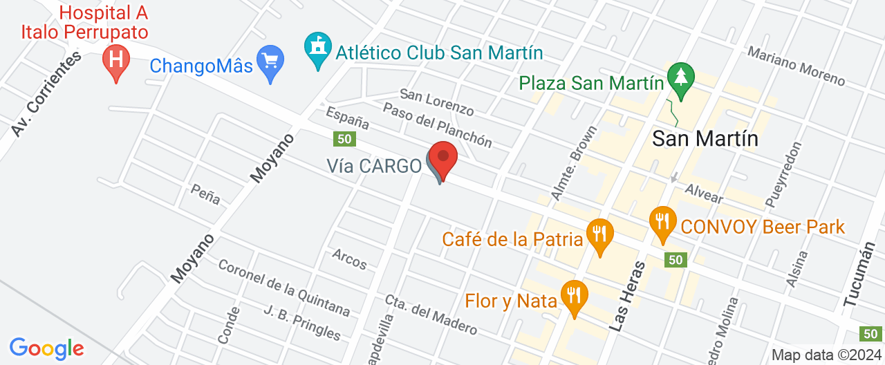 Mapa de la ubicación