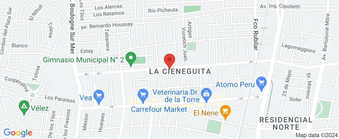 Mapa de la ubicación