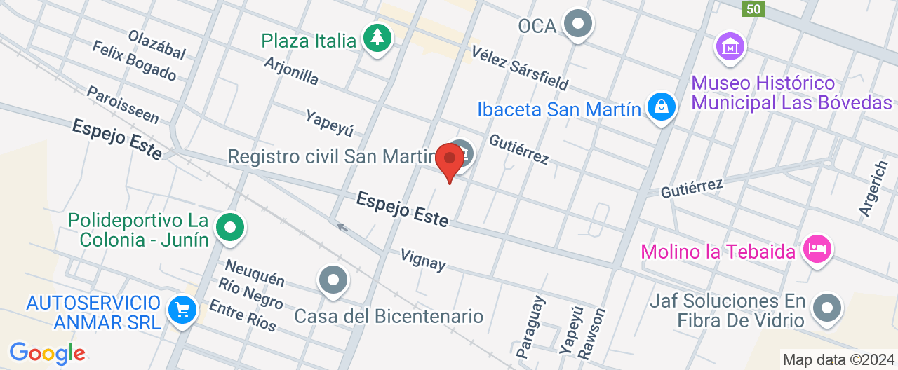 Mapa de la ubicación