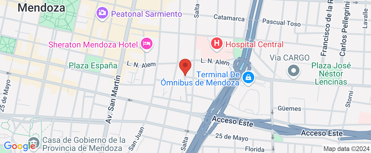 Mapa de la ubicación