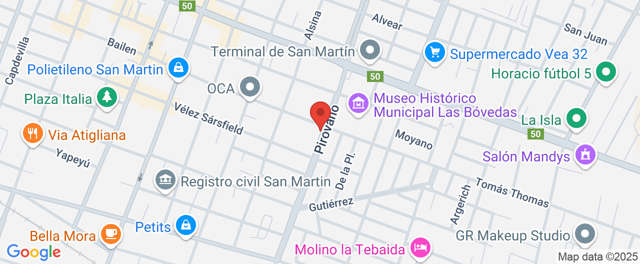 Mapa de la ubicación