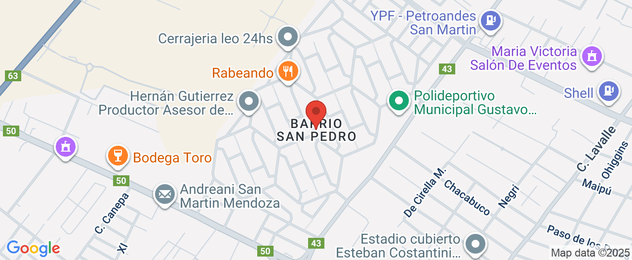 Mapa de la ubicación