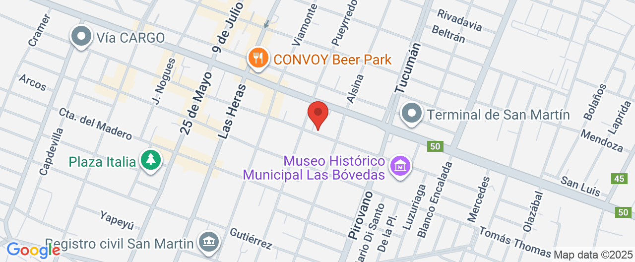 Mapa de la ubicación