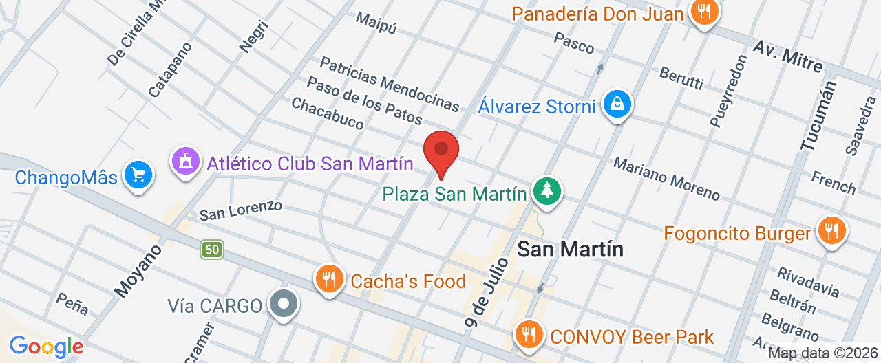 Mapa de la ubicación