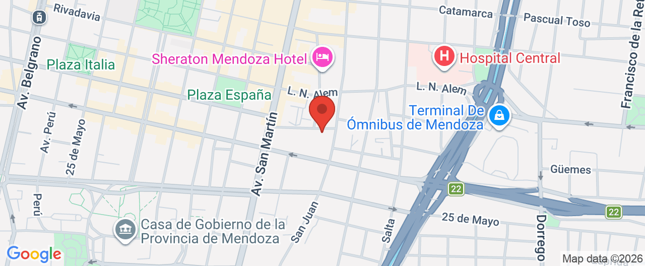 Mapa de la ubicación