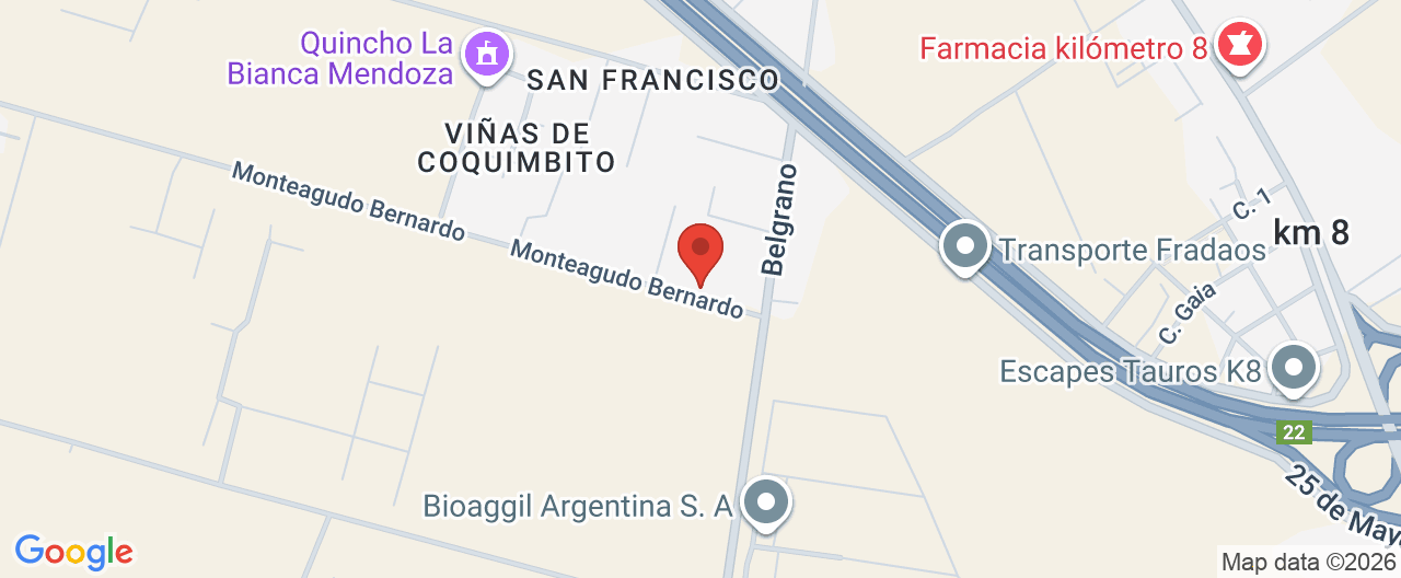 Mapa de la ubicación