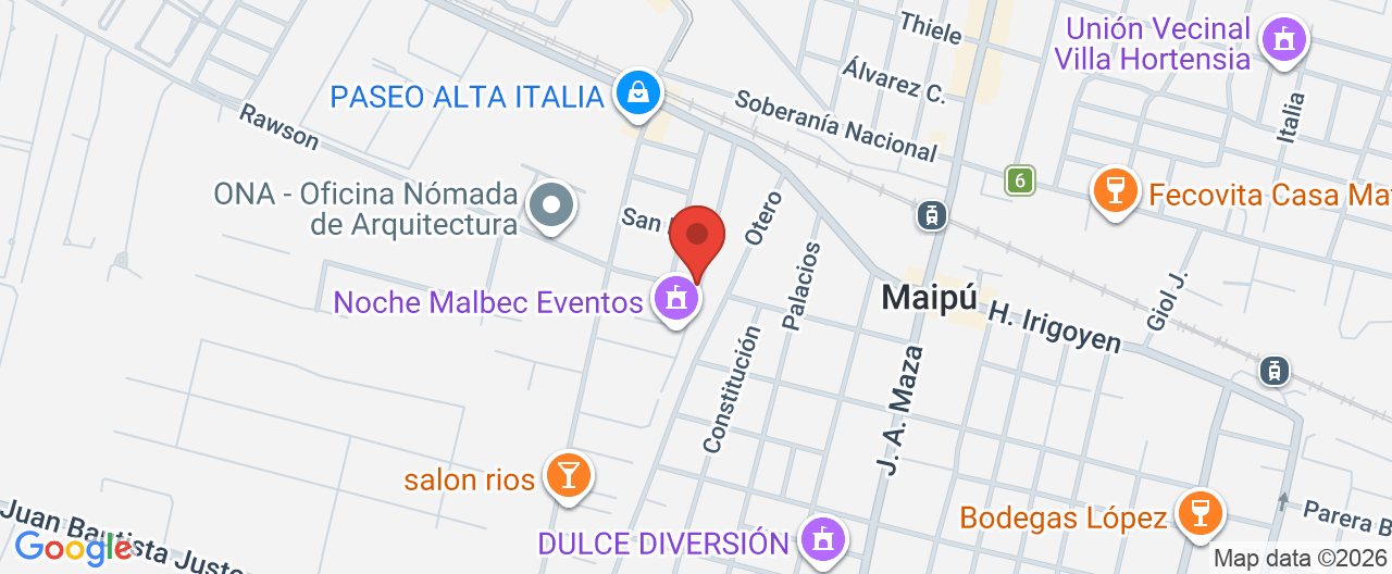 Mapa de la ubicación