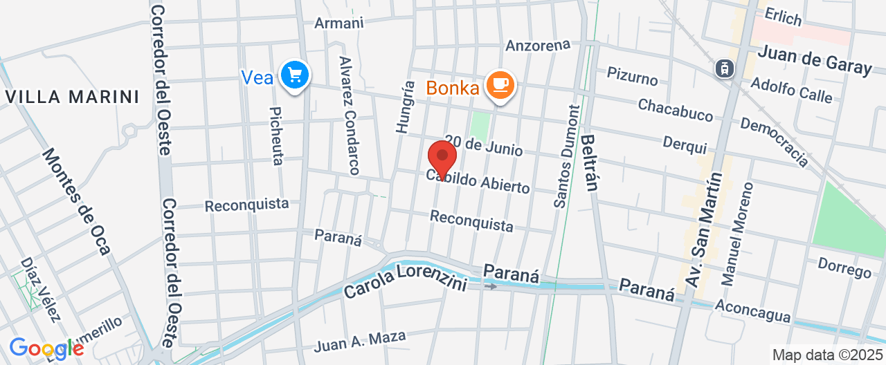 Mapa de la ubicación