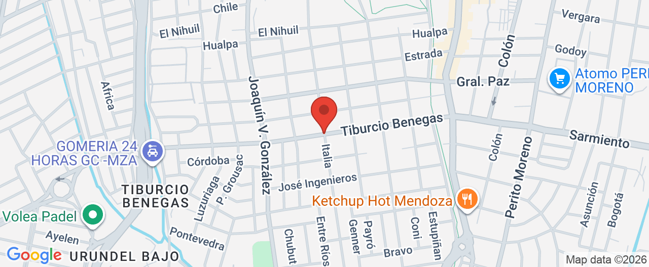 Mapa de la ubicación
