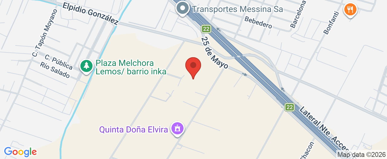 Mapa de la ubicación