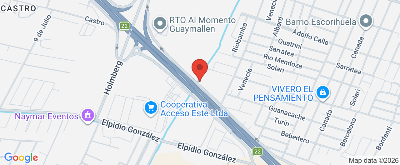 Mapa de la ubicación