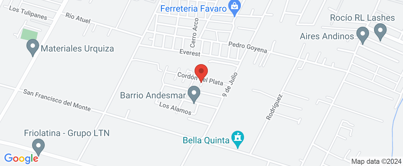Mapa de la ubicación