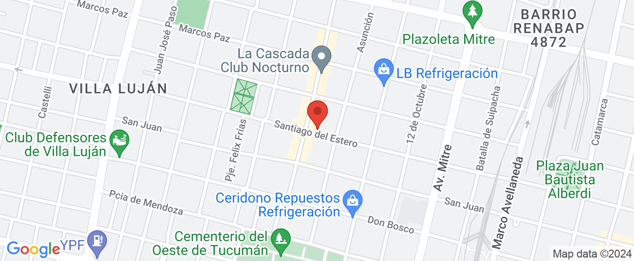 Mapa de la ubicación