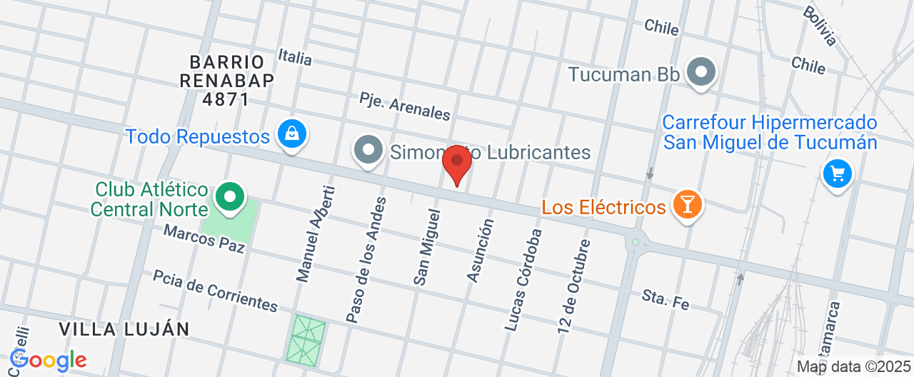 Mapa de la ubicación