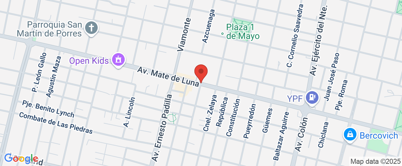 Mapa de la ubicación