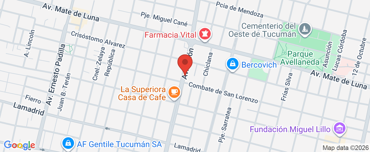 Mapa de la ubicación