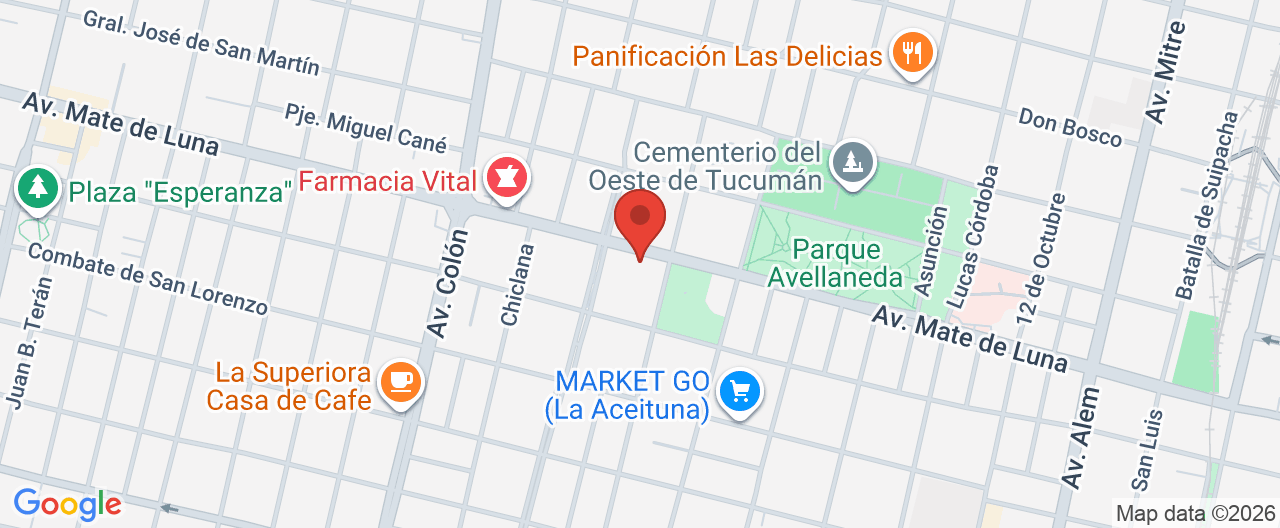 Mapa de la ubicación