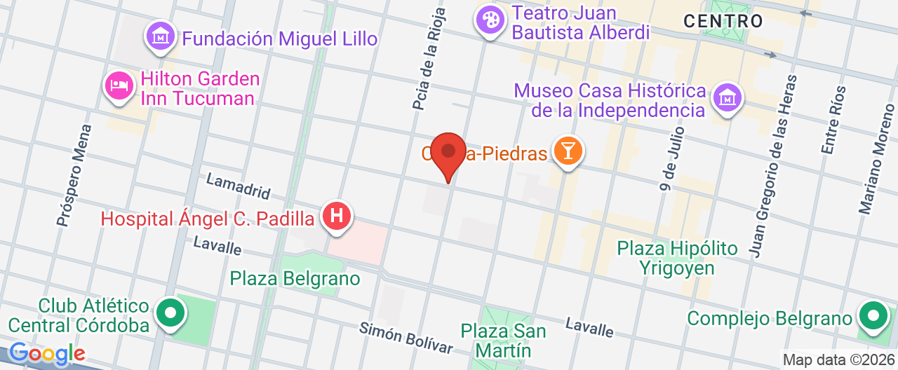 Mapa de la ubicación