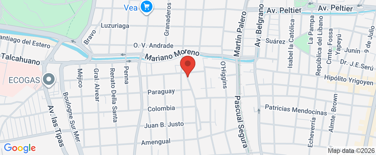 Mapa de la ubicación